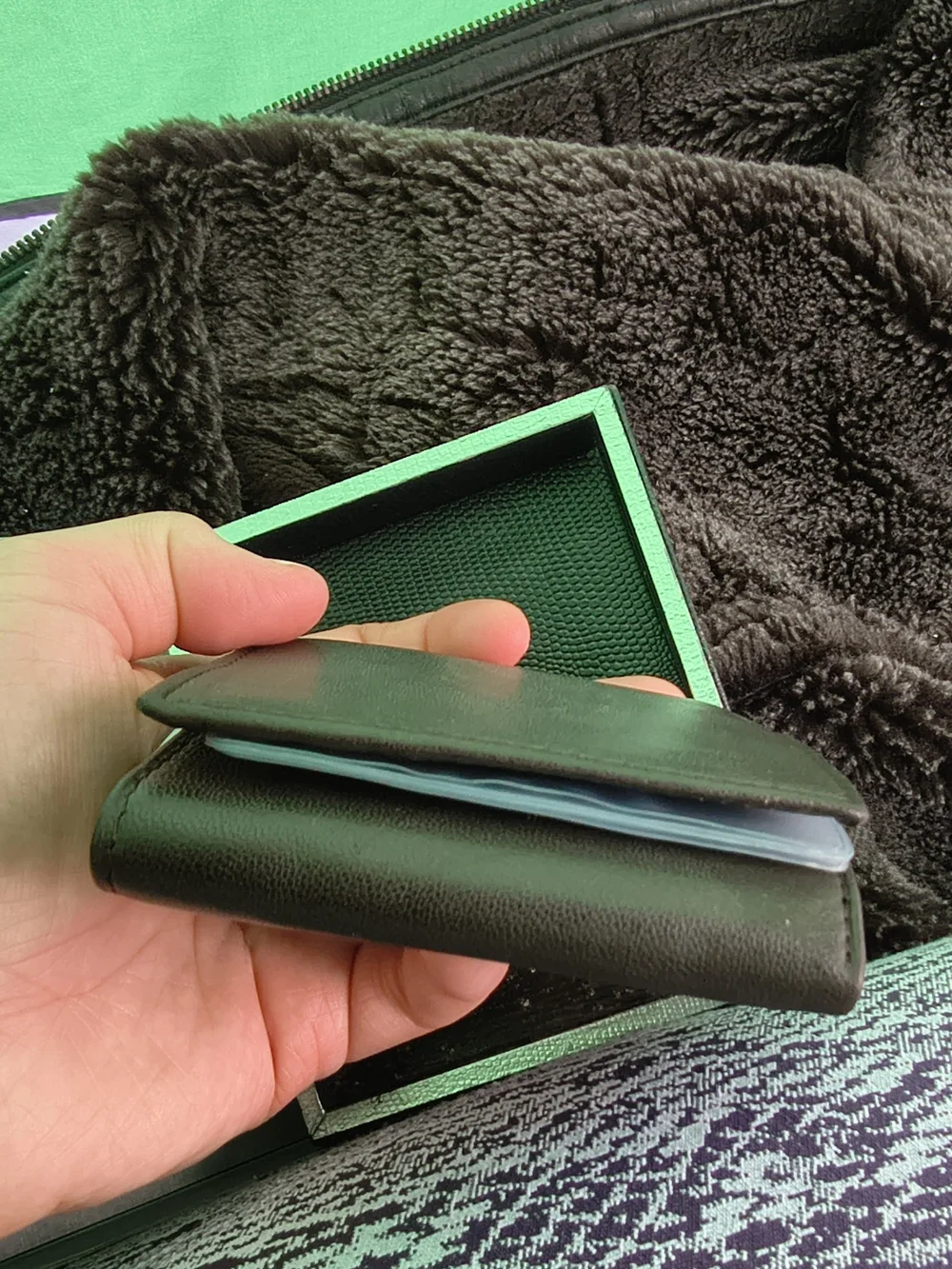 Rolfs Brown Leather Money Clip Wallet